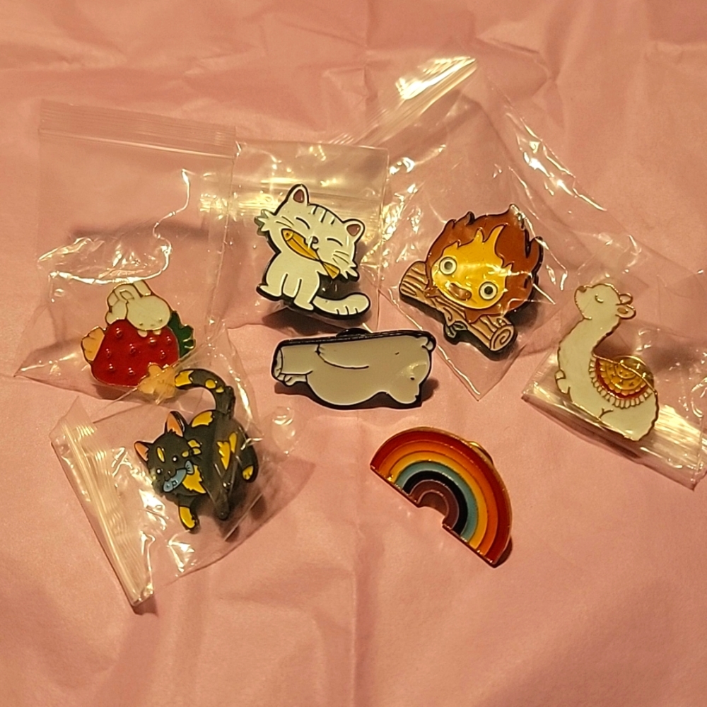 Enamel pin lot